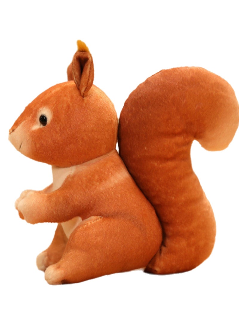 25 CM Cute Simulation Squirrel Plush Toy Soft Stuffed Animal Doll For Girls And Boys All Ages Gift（Style 4） - Image 1